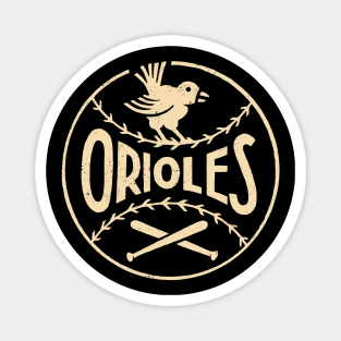 Baltimore Orioles Bird by Buck Tee Originals Magnet